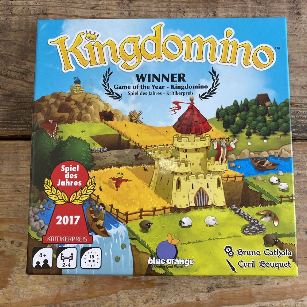 Kingdomino Family Board Game Blue Orange 2017 Game of the Year, COMPLETE